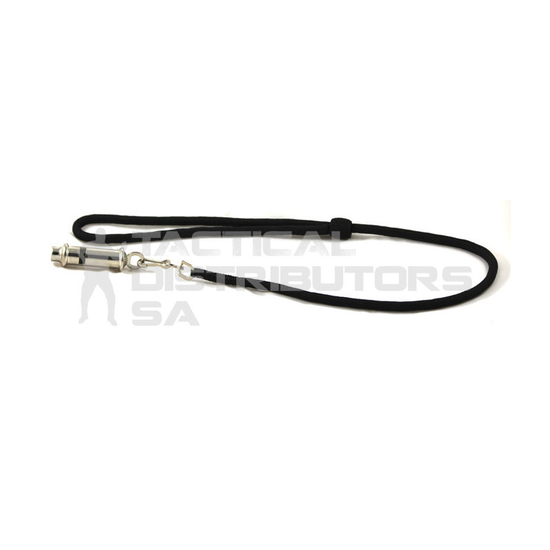 Metal Police Whistle with Lanyard