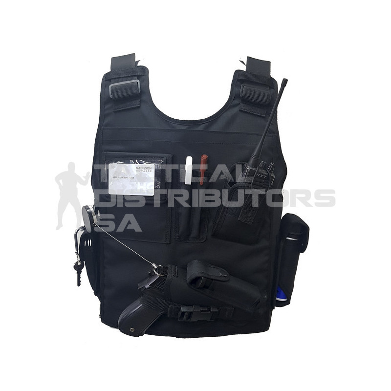 Reaction Officer Level II Front & Back Multi Pouch Bulletproof Vest - Various