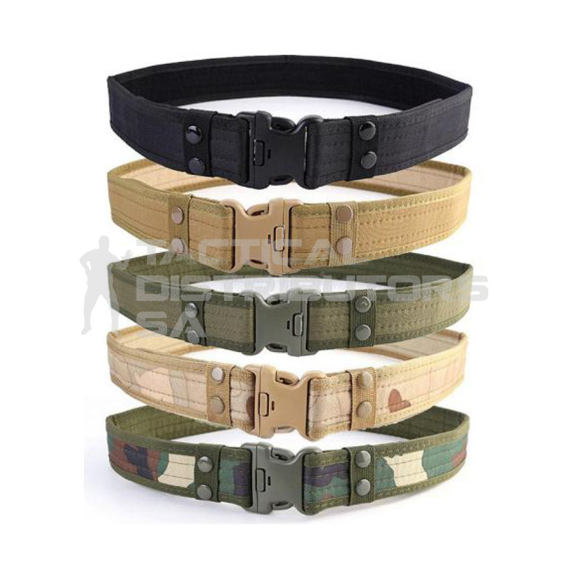 TacSpec Tactical Belt with Keepers - Various