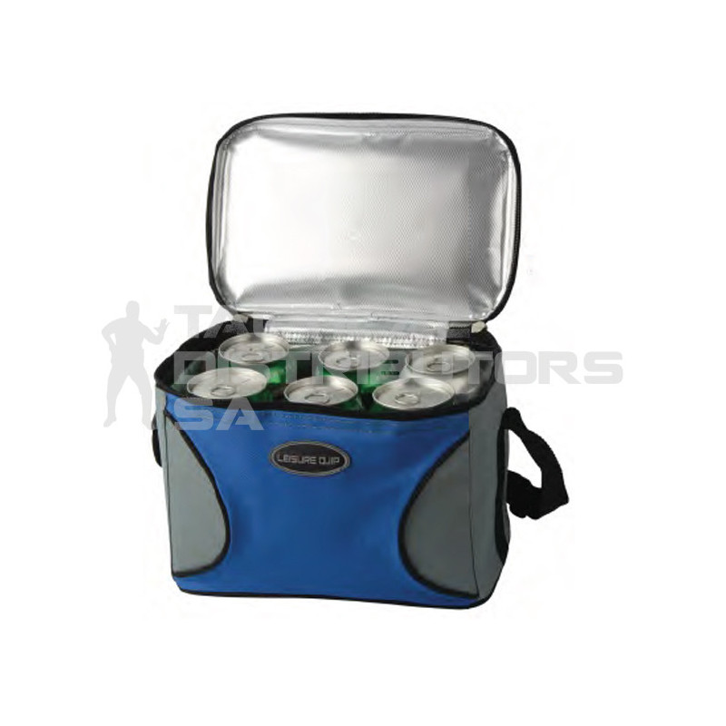 Leisure Quip 6 Can Soft Cooler Bag Grey / Blue