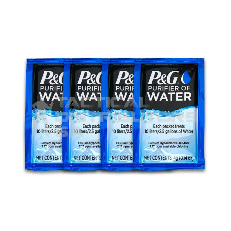 P&G Water Purification Sachets - 4g Treats 10l - Box of...