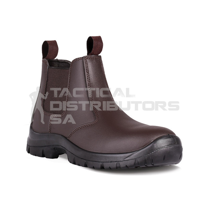 Dot Chelsea Brown Safety Boot - Various