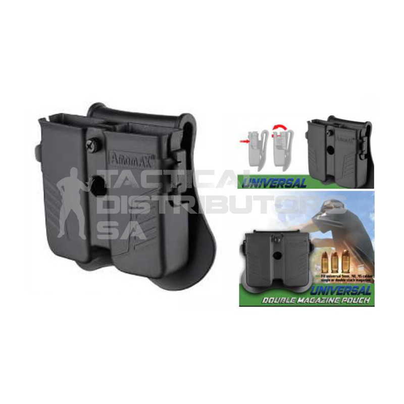 Amomax Multi Fit Universal Double Magazine Pouch with...