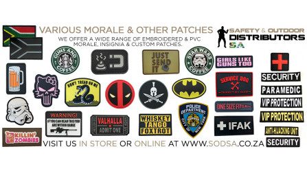 New PVC Morale Patch Stock Has Arrived!